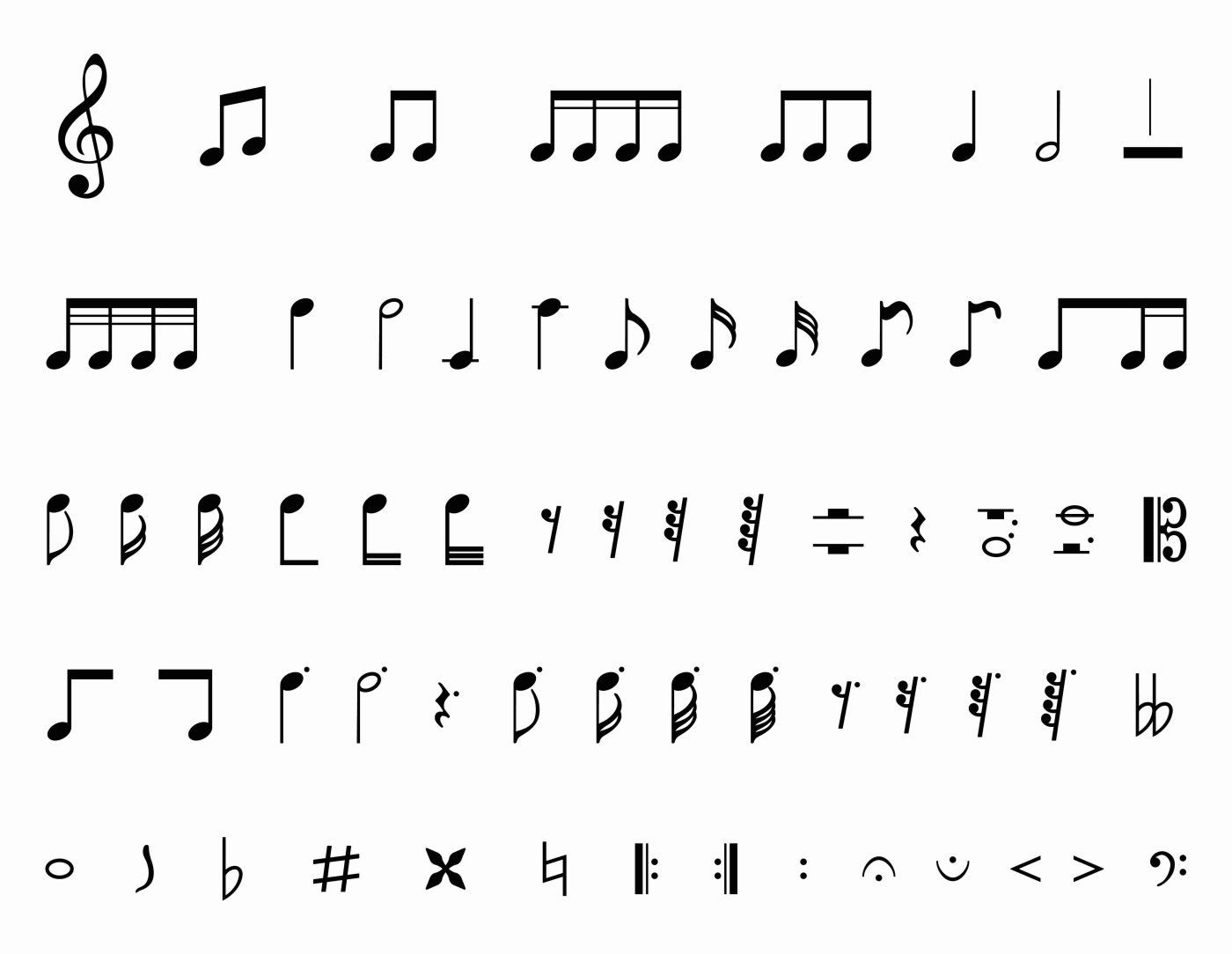 Musical notes