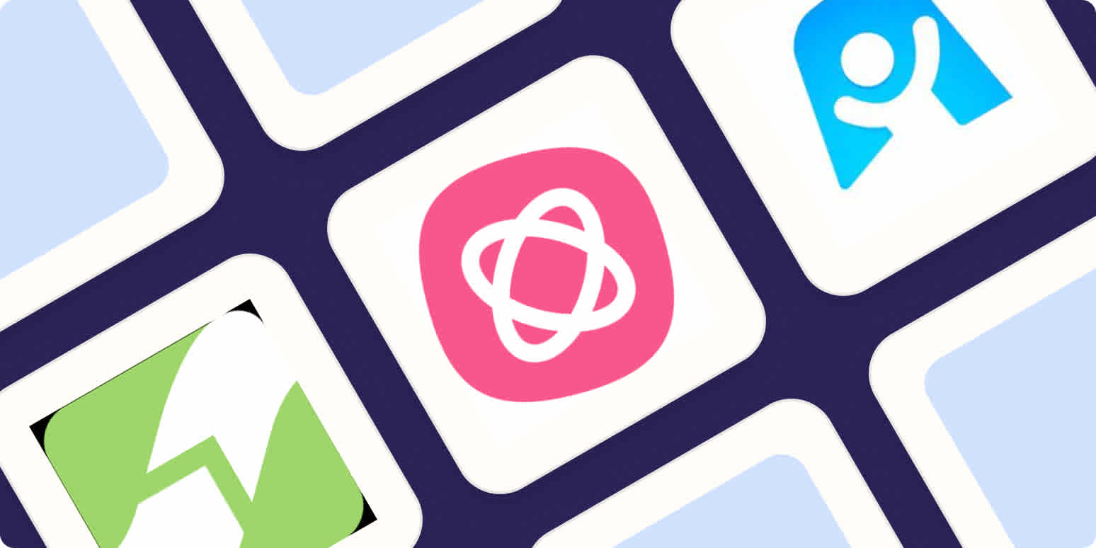A hero image with the logos of the best mind mapping apps
