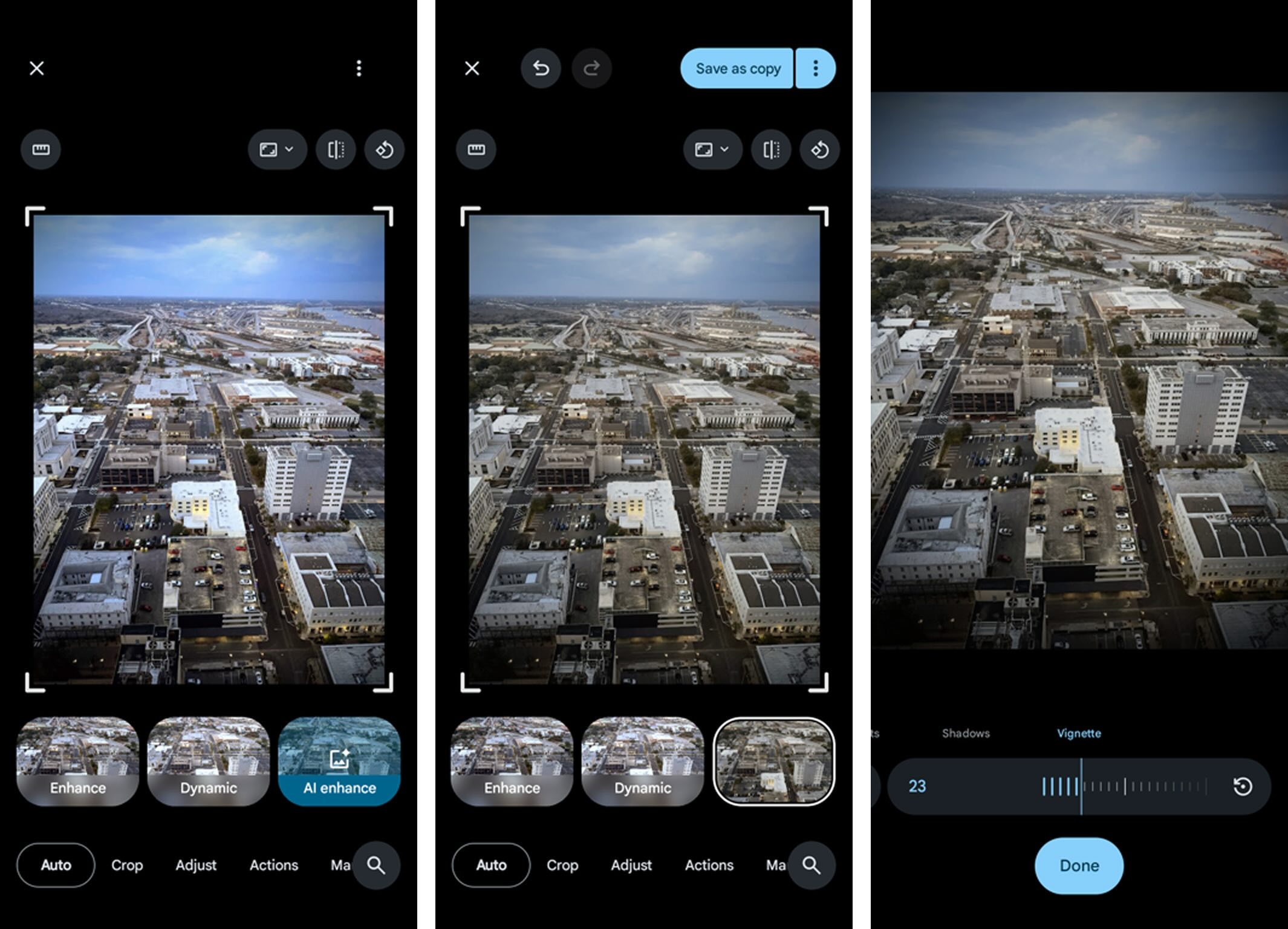 Google Photos, our pick for the best free photo editing app for Android