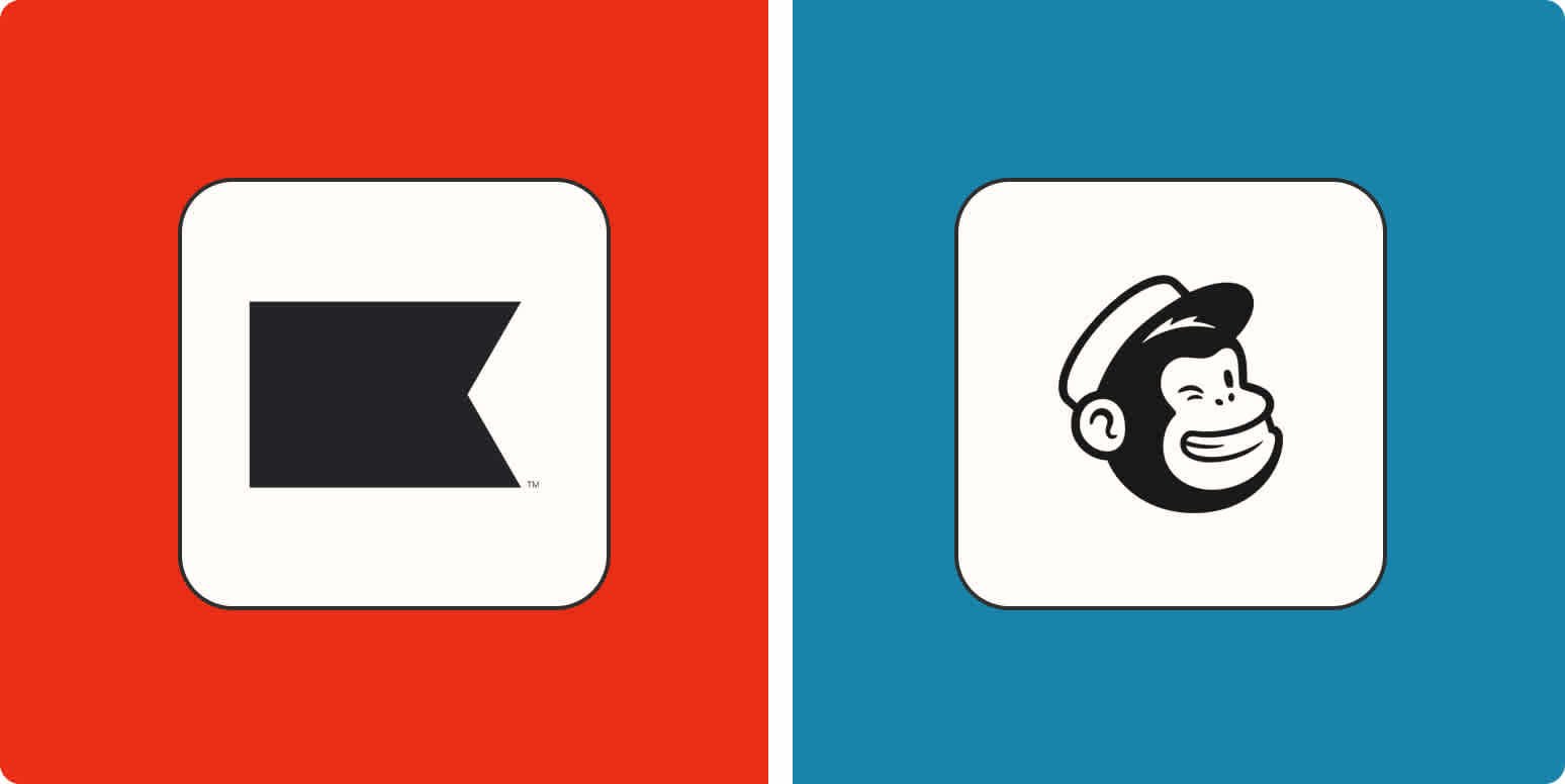 Hero image with the Klaviyo and Mailchimp logos