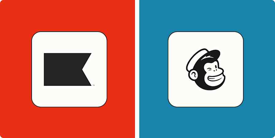 Hero image with the Klaviyo and Mailchimp logos