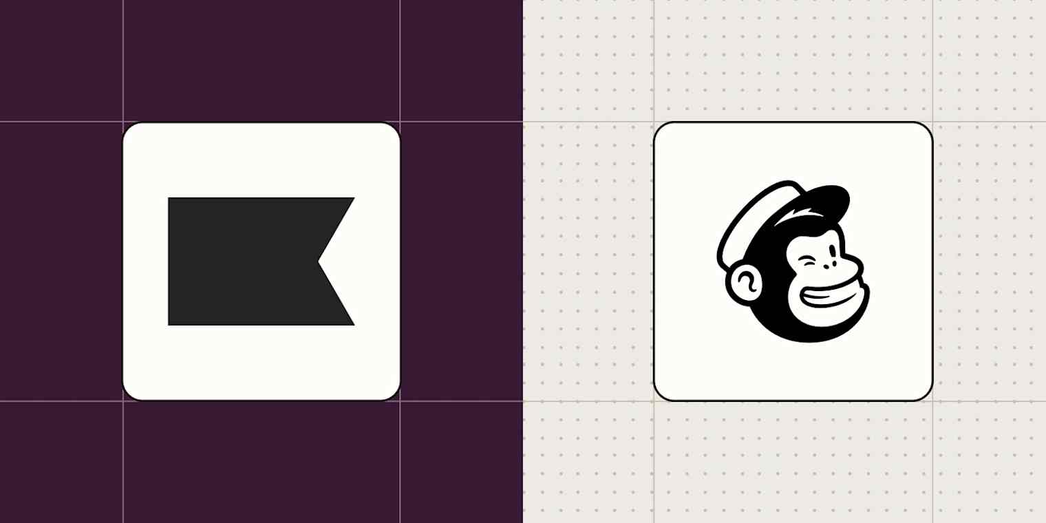 Hero image with the Klaviyo and Mailchimp logos