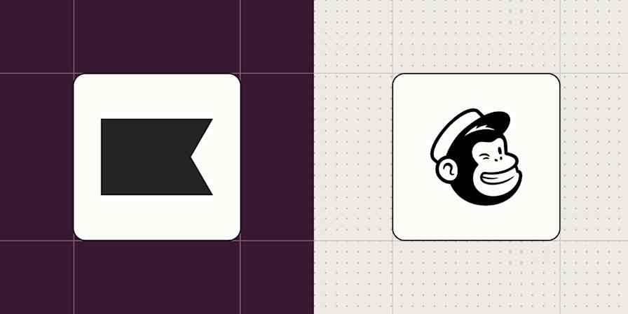 Hero image with the Klaviyo and Mailchimp logos