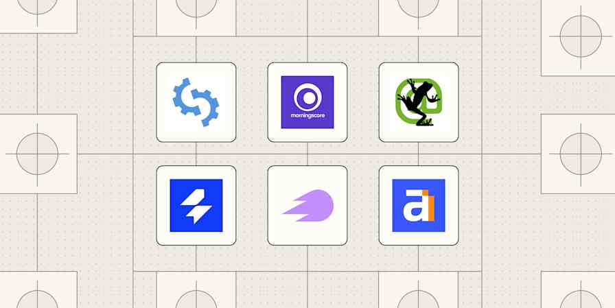 Hero image with the logos of the best SEO audit tools