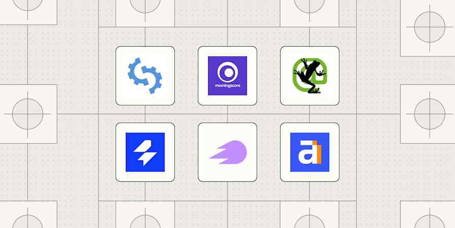 Hero image with the logos of the best SEO audit tools
