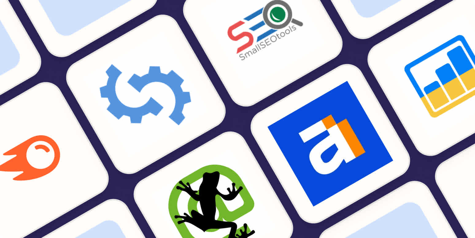 Image de héros avec les logos des meilleurs outils d’audit SEO
