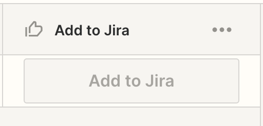 Screenshot of add Jira button