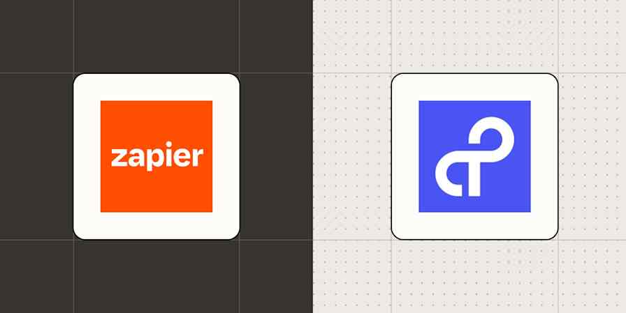 Hero image with the logos of Zapier and Tray