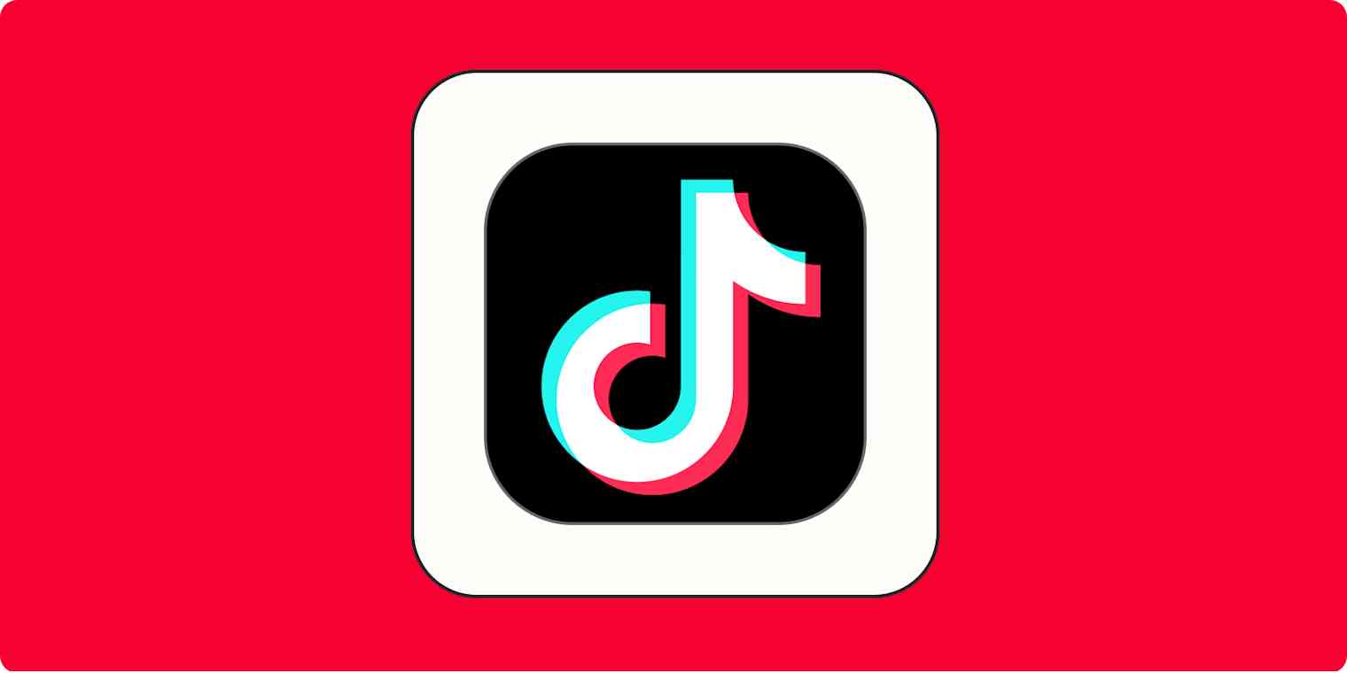 Hero image for TikTok app tips with the TikTok logo on a green background