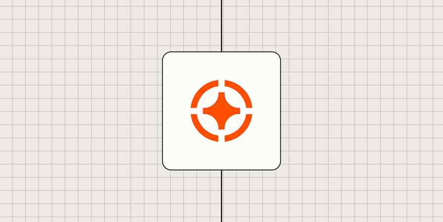 Hero image with an icon representing focus