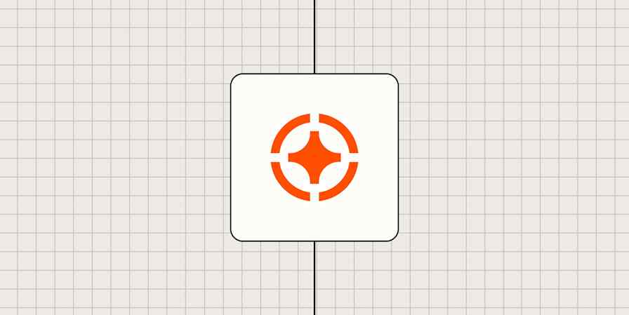 Hero image with an icon representing focus