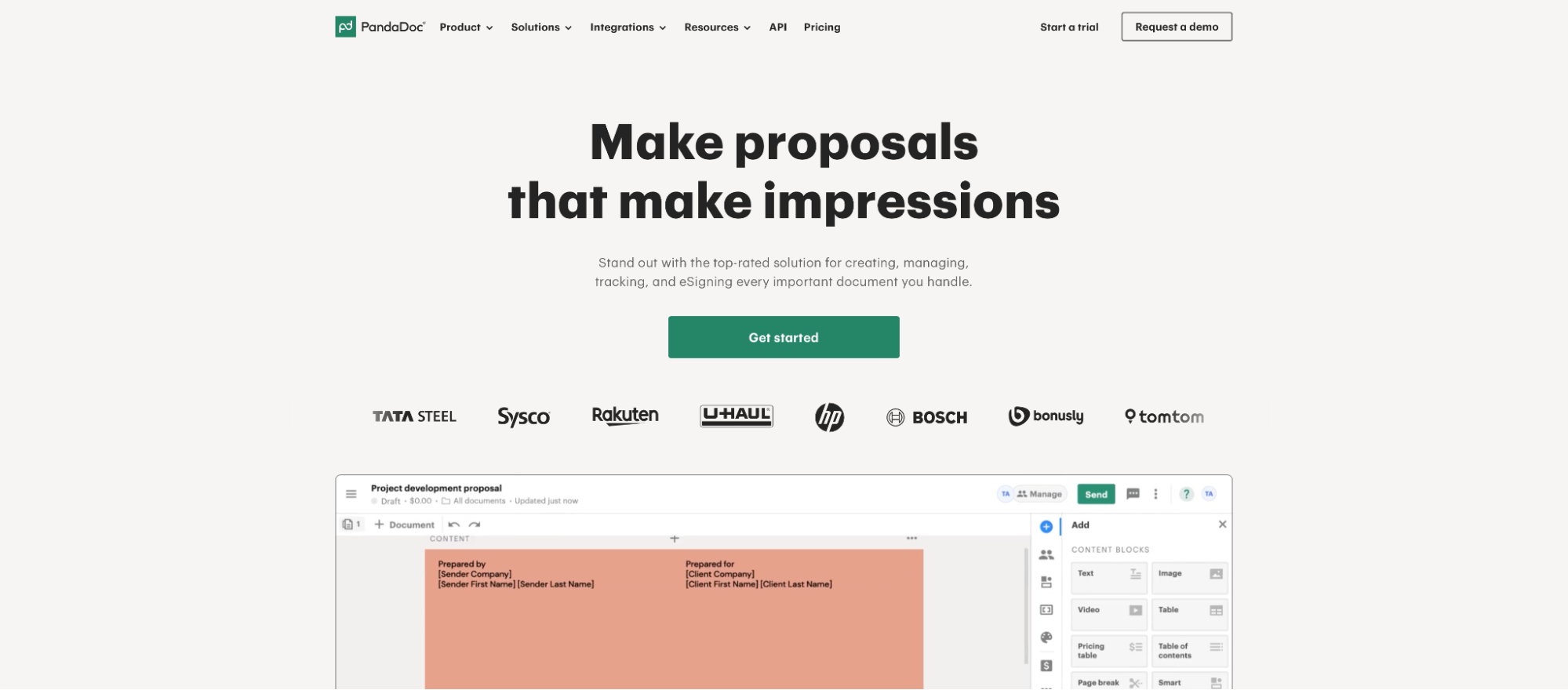 PandaDoc, one of our picks for the best document management software for ease of use