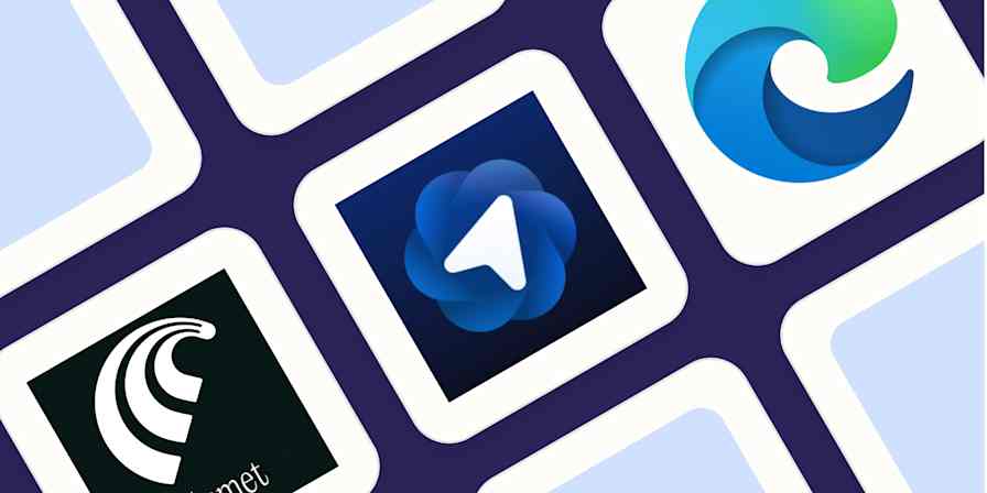 Hero image with the logos of the best AI browsers