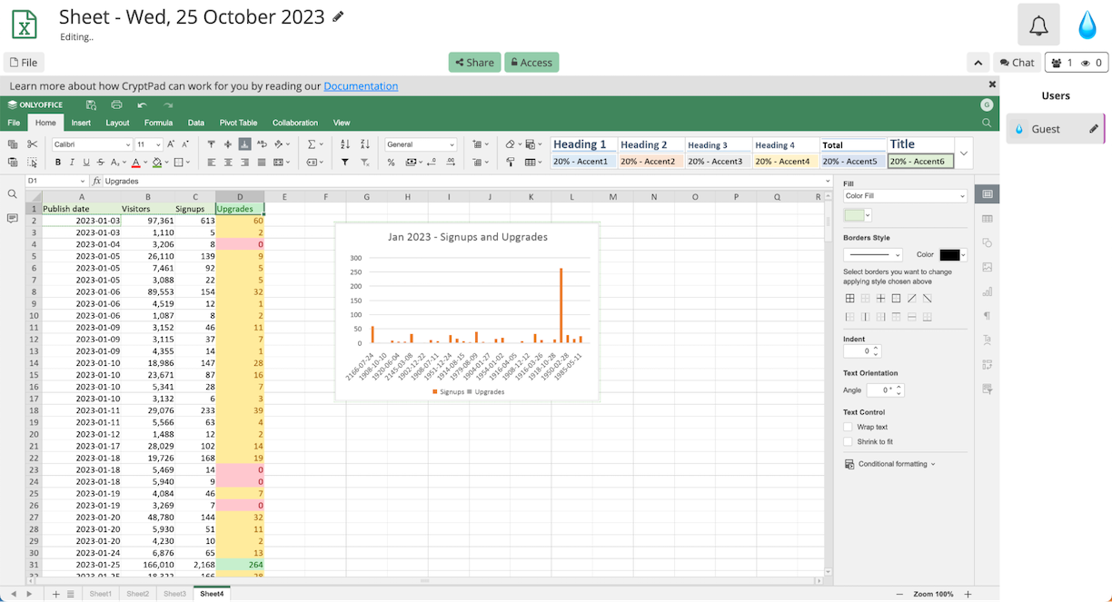 Analytics software natively connected to Microsoft Excel