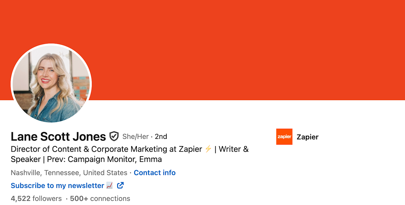 A LinkedIn banner with a solid color.