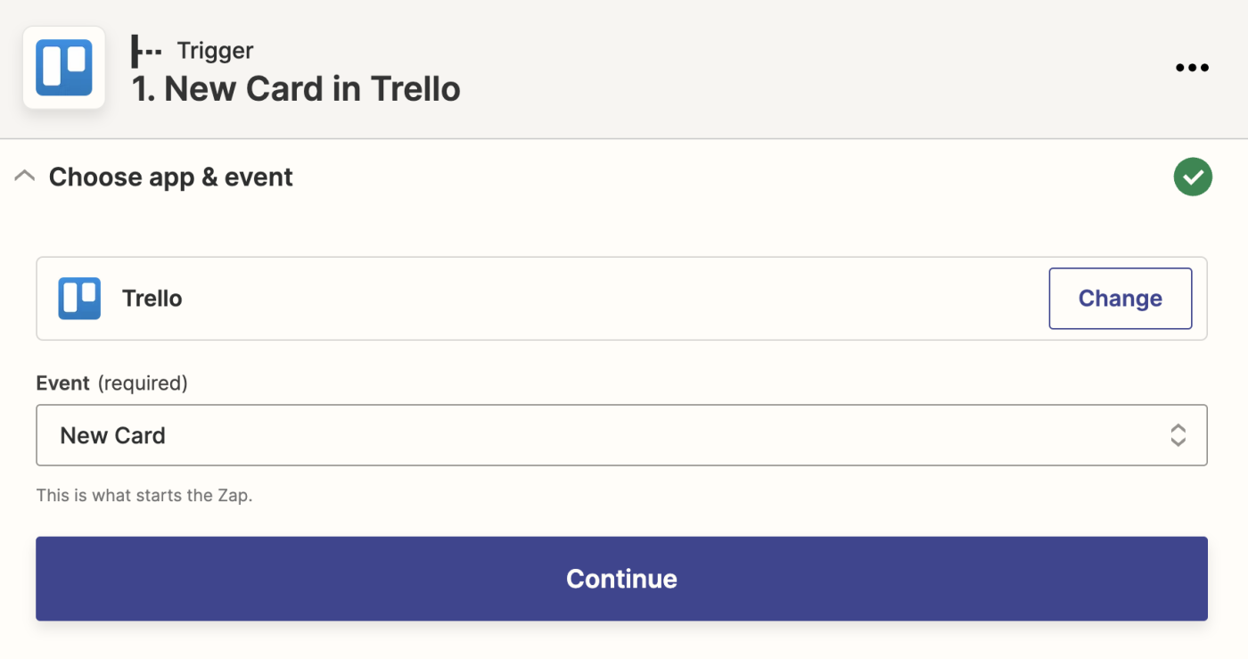 Trello Zap