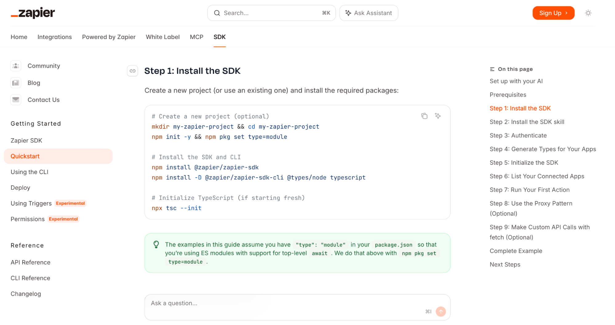 Zapier SDK, our pick for the best integration SDK for building safely with AI