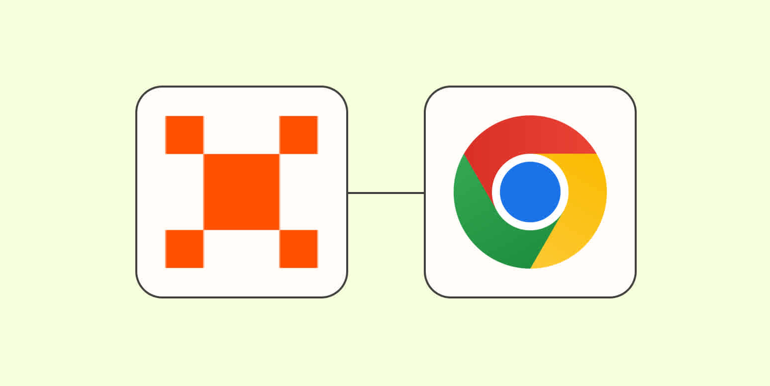  Hero with Zapier Central and Google Chrome logos.