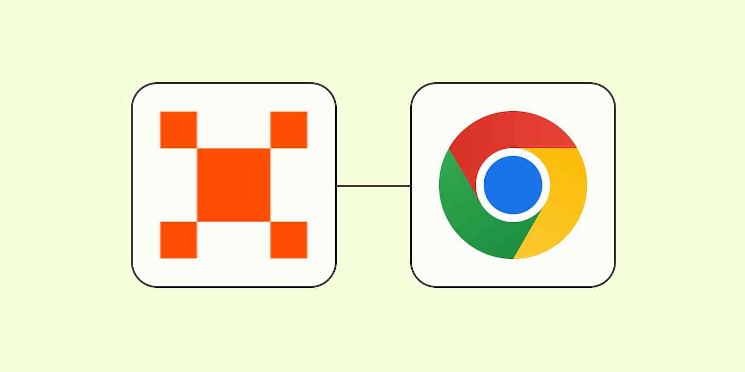Hero with Zapier Central and Google Chrome logos.