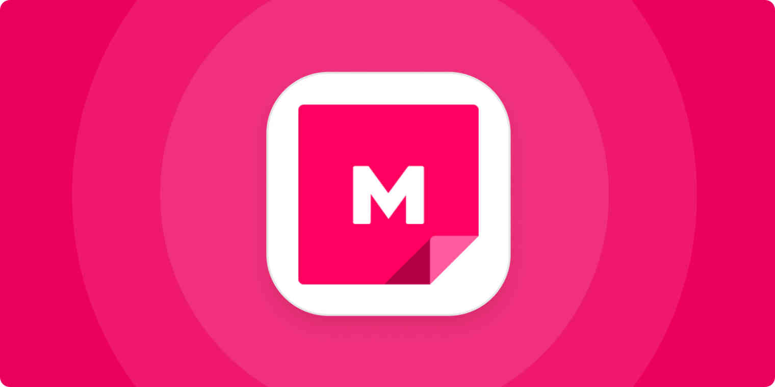 Hero image for app tips with the MURAL logo on a pink background