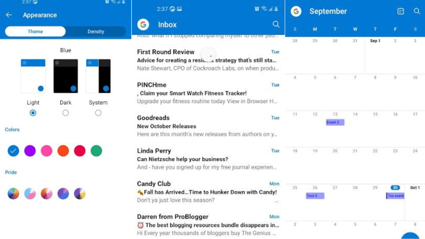 Outlook, our pick for the best Android email app for integrating your calendar