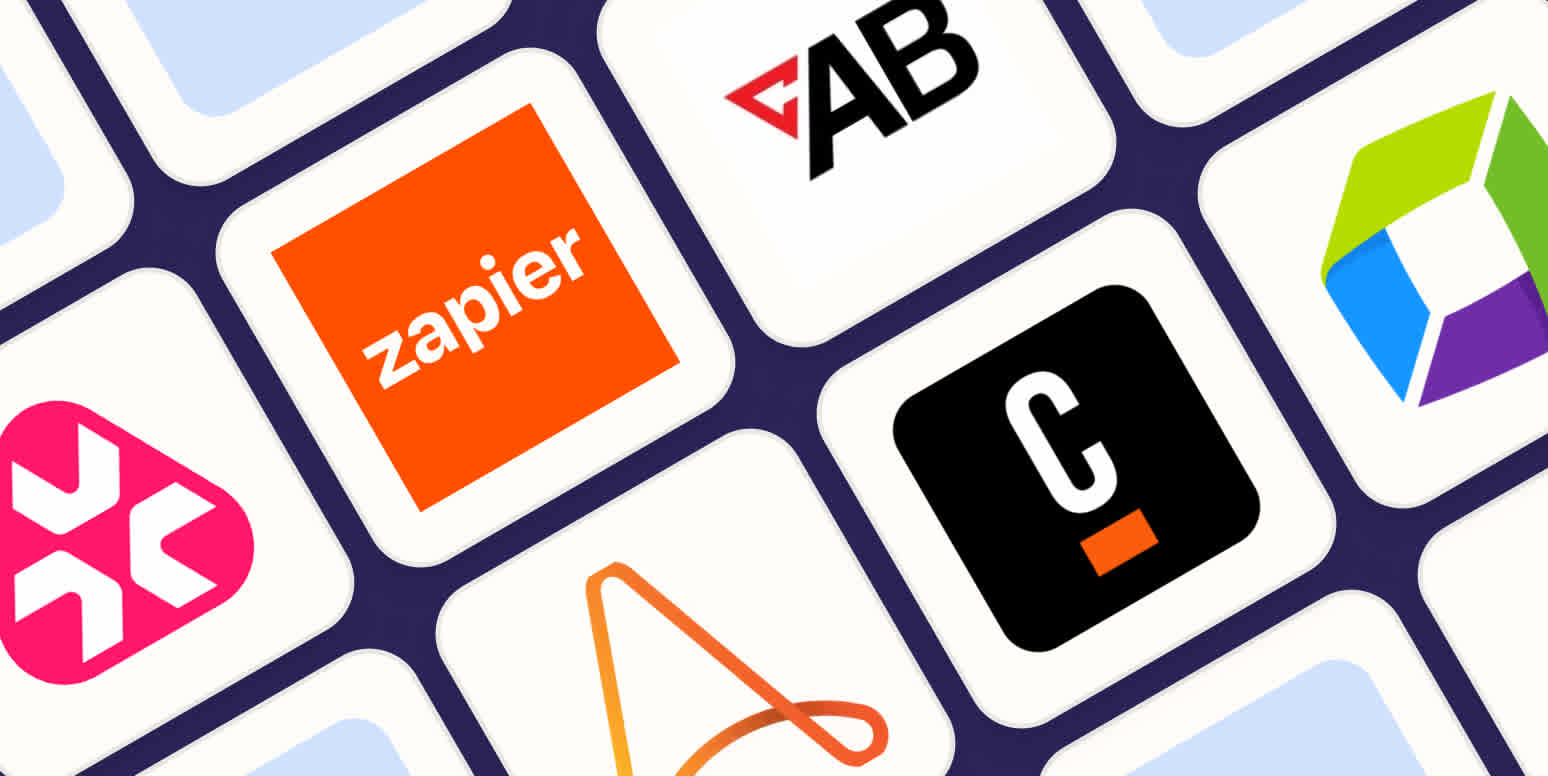 Hero image with the logos of the best IT automation software