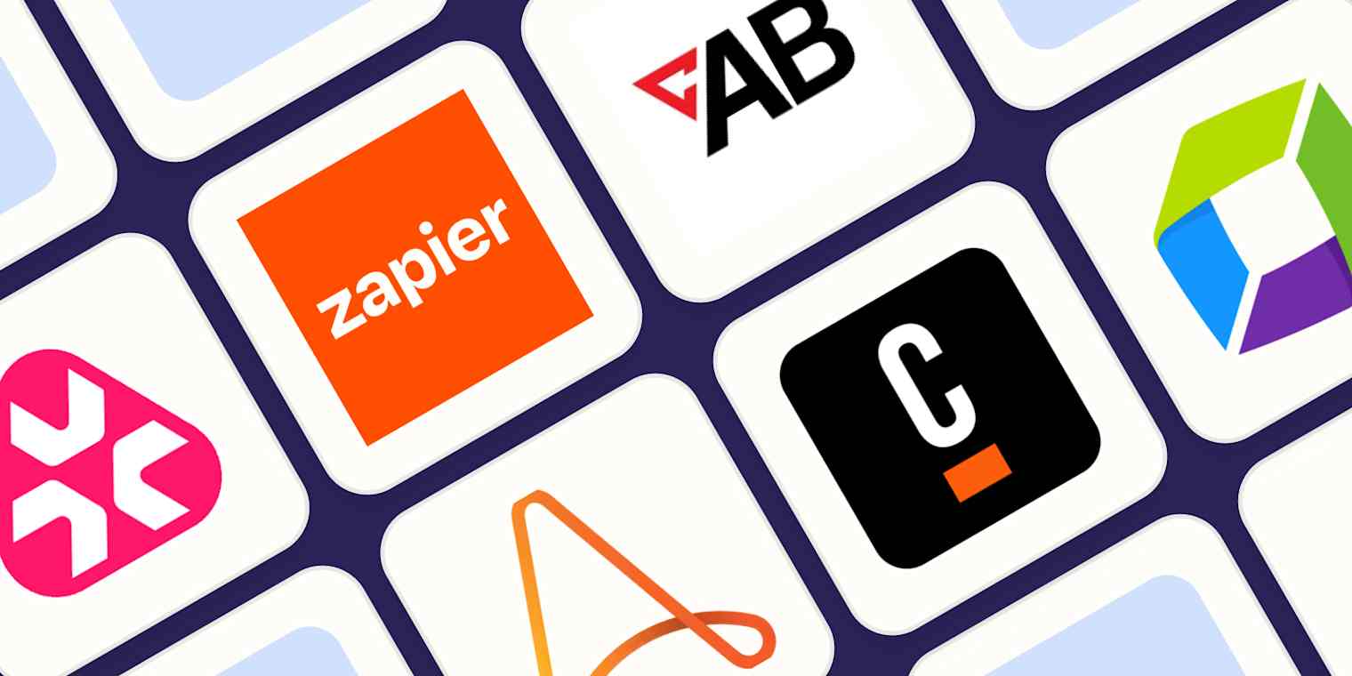 Hero image with the logos of the best IT automation software