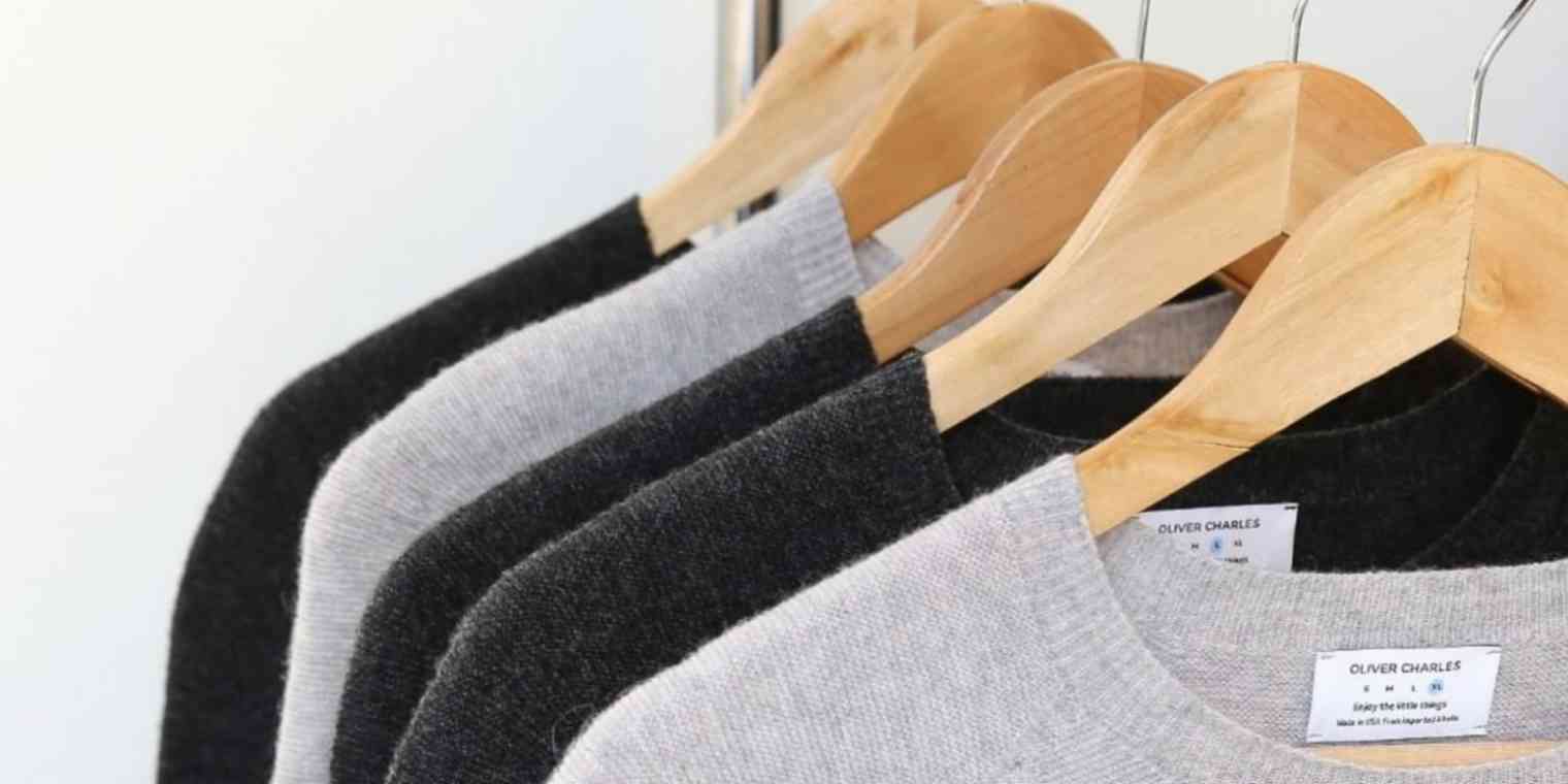 Hero image of sweaters from Oliver Charles