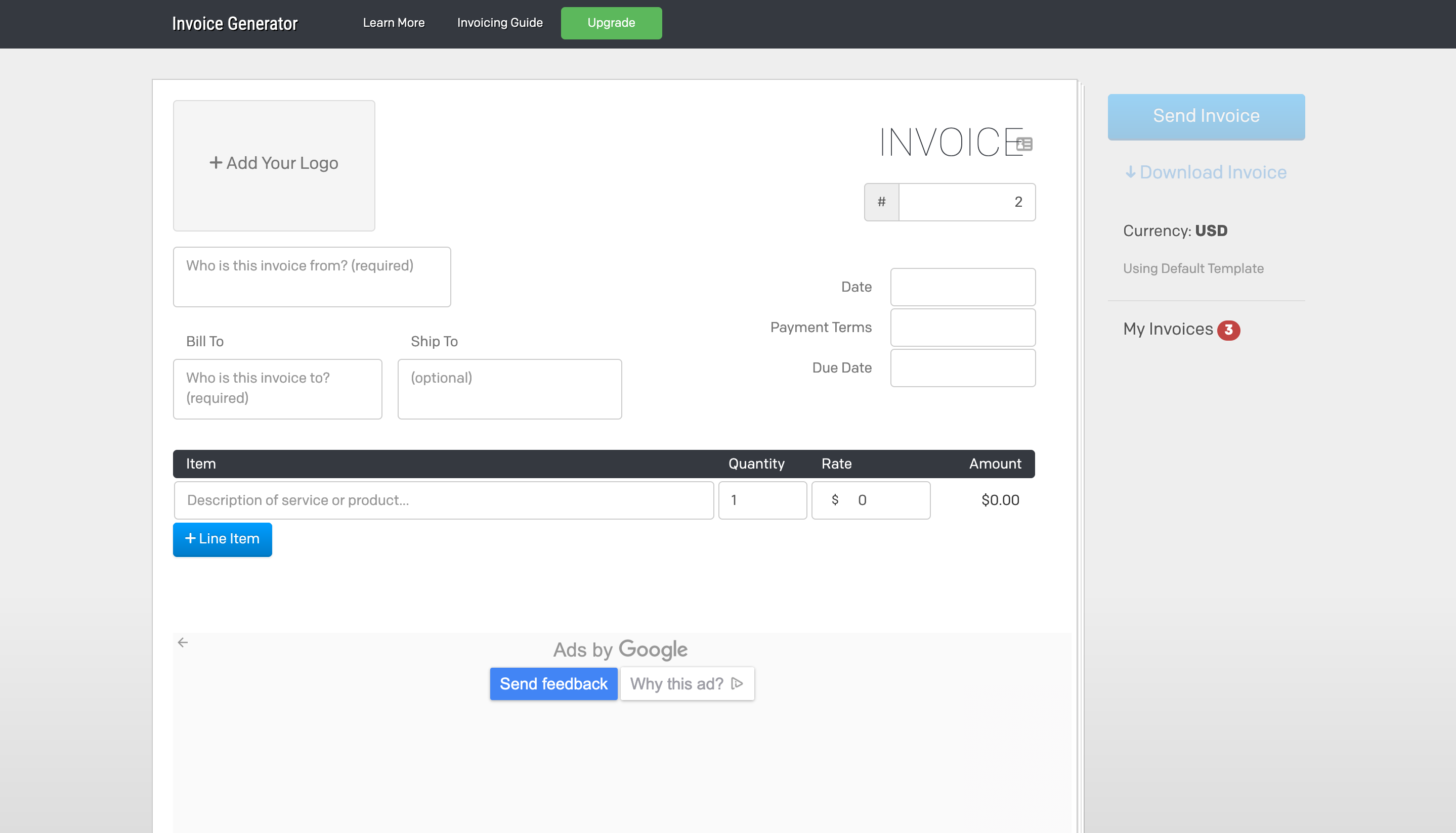 invoice software for mac and ios free