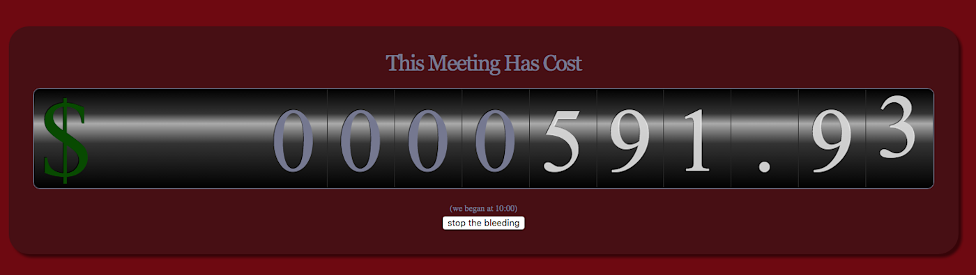 Meeting Ticker