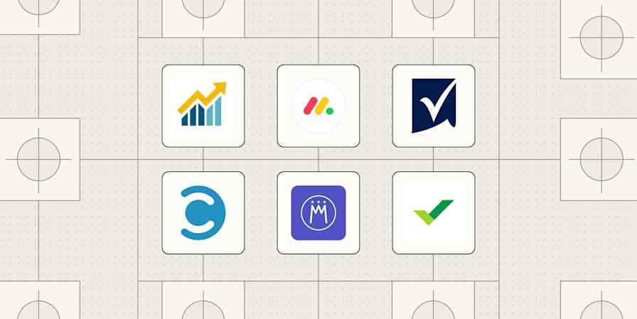 Hero image with the logos of the best PPM tools