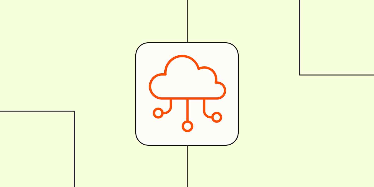 Hero image with an icon representing the cloud