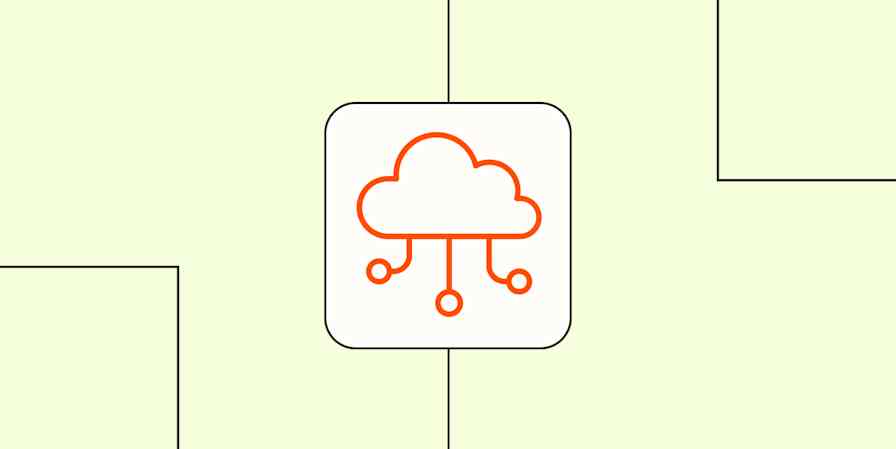 Hero image with an icon representing the cloud
