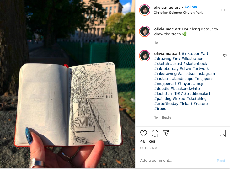 Recent Instagram entry for #mujipenart from https://www.instagram.com/p/CF5swGysgzR/