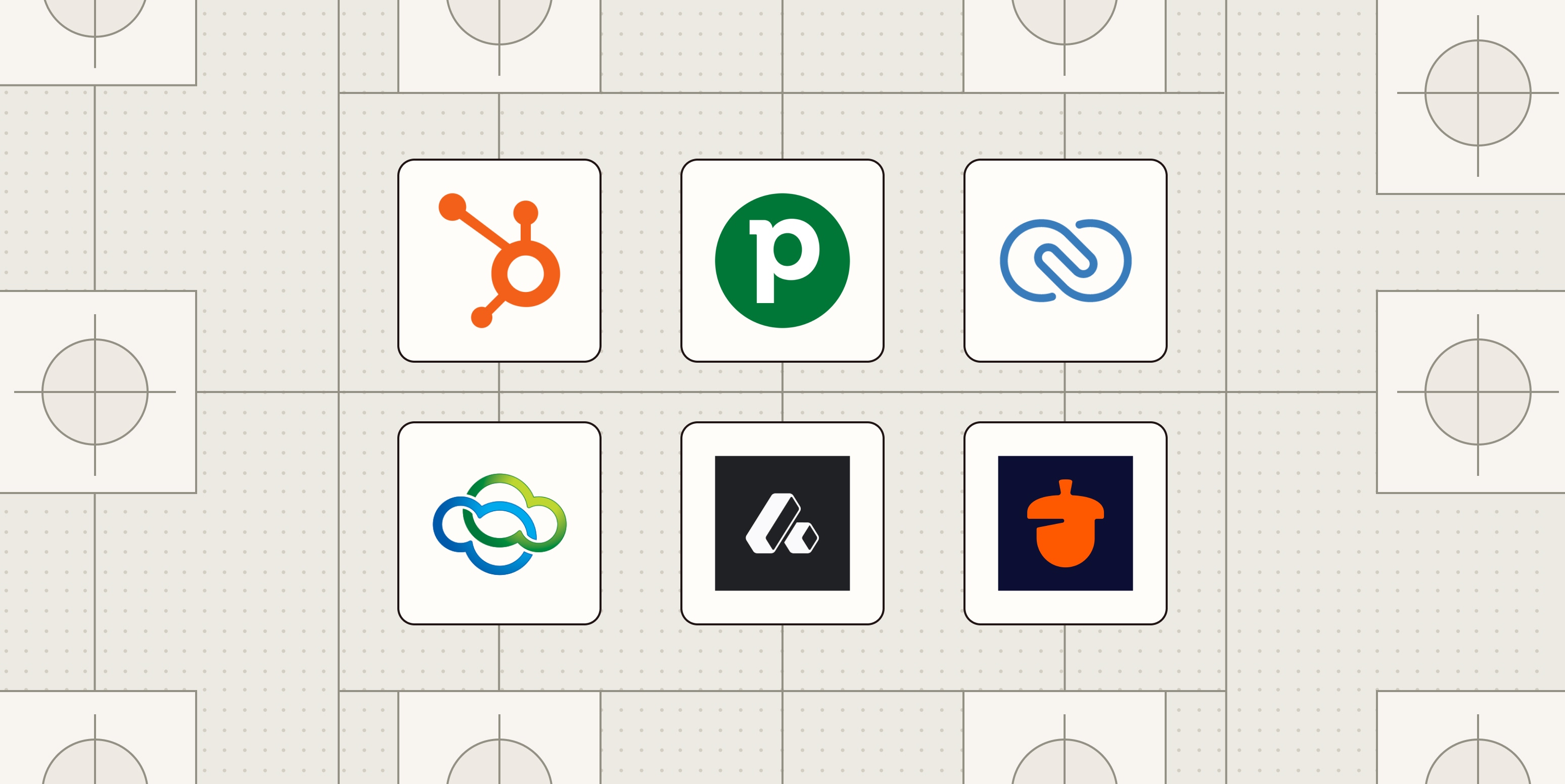 Hero image with the logos of the best Salesforce alternatives
