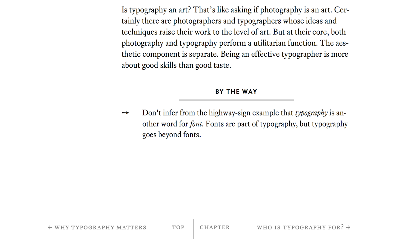 practical typography