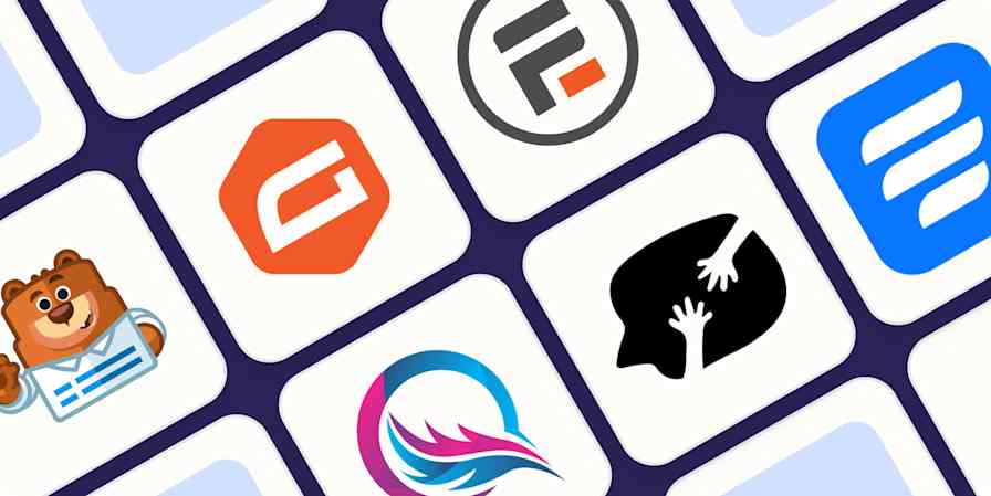 Hero image with the logos of the best WordPress form plugins