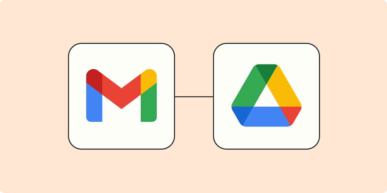 Save Gmail attachments to a Google Drive folder | Zapier