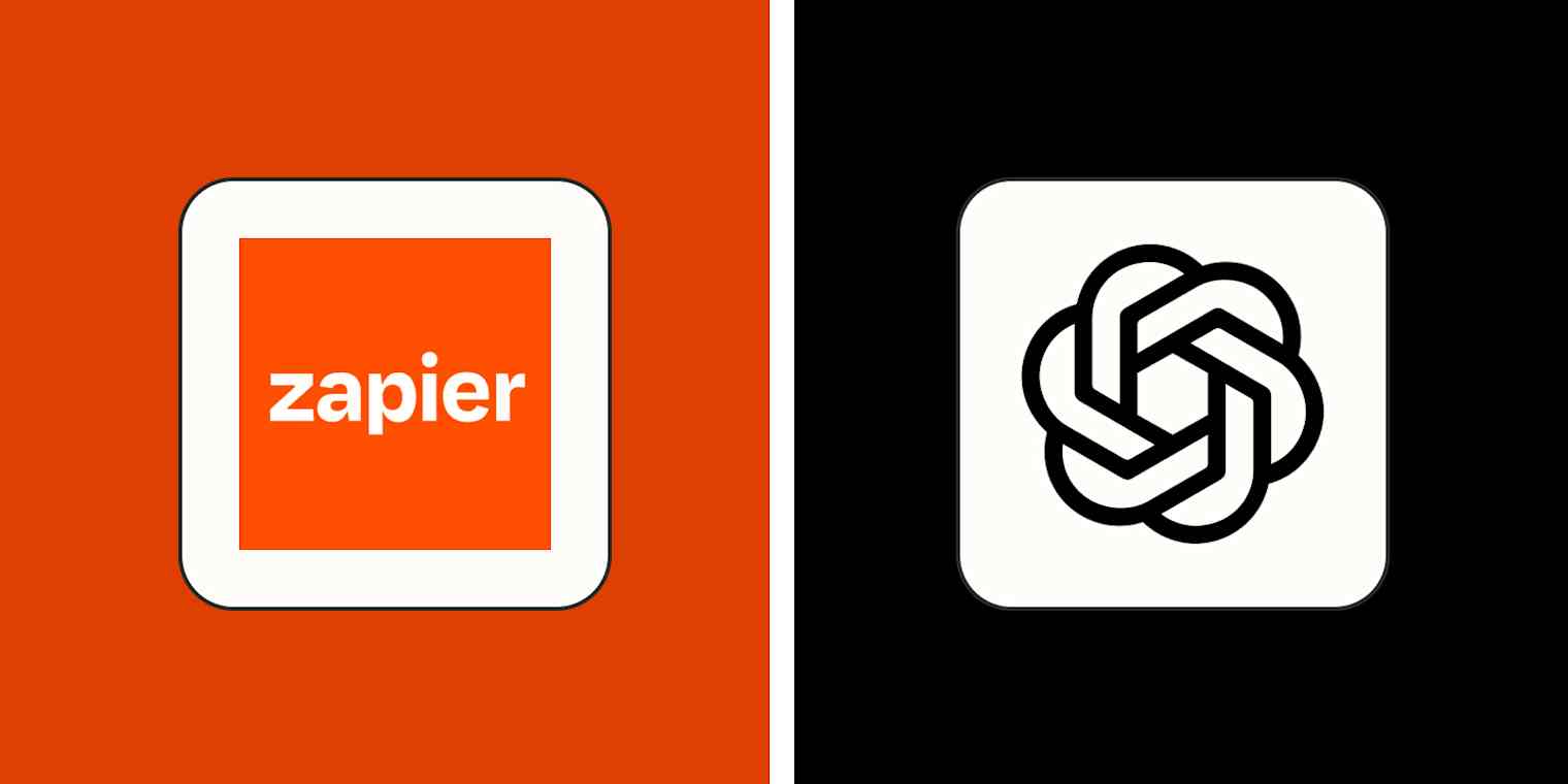 Hero image with the Zapier and OpenAI logos