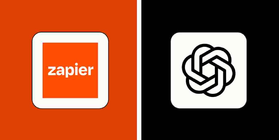 Hero image with the Zapier and OpenAI logos