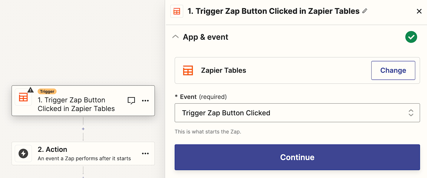 Screenshot of Zap