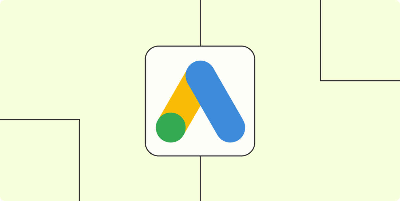 A hero image with the logo of Google Ads