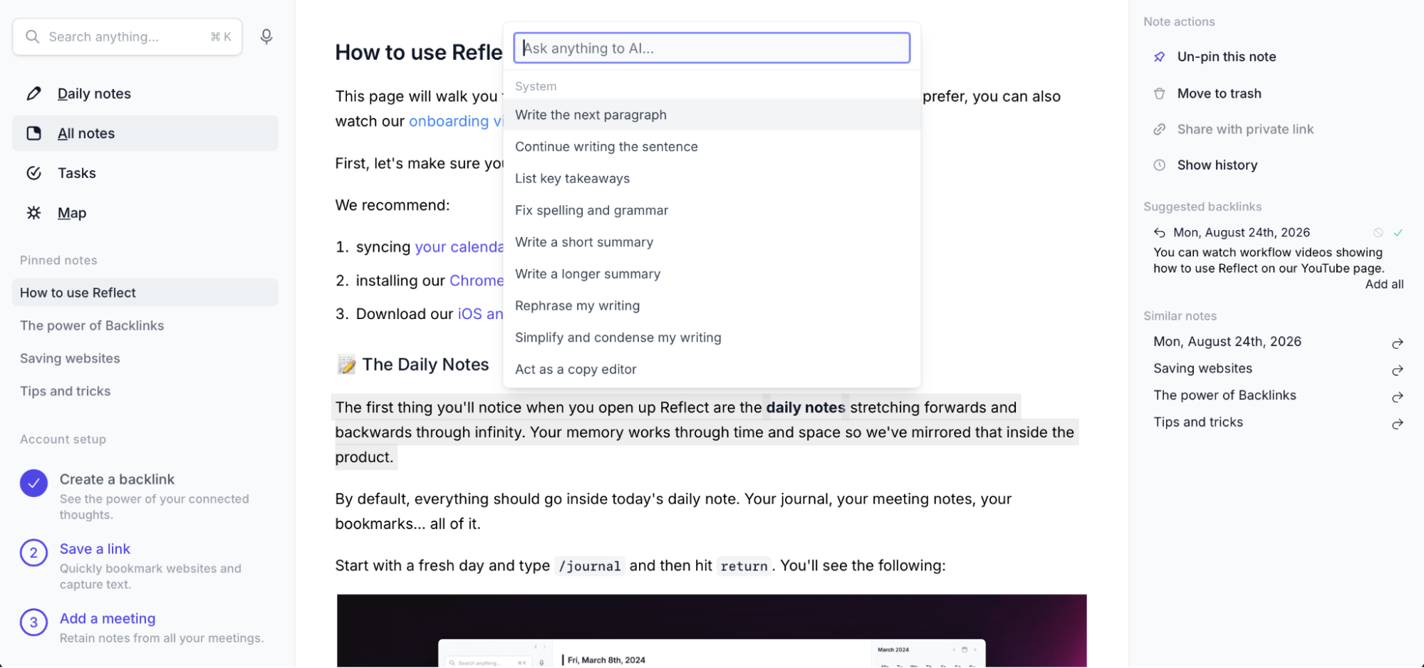 Best AI notes app for voice-to-text notes