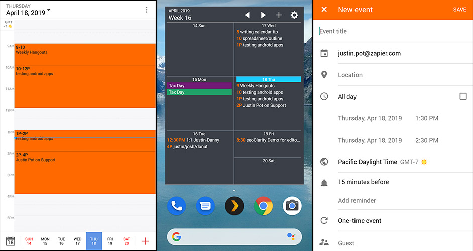 The Best Calendar Apps For Android Zapier