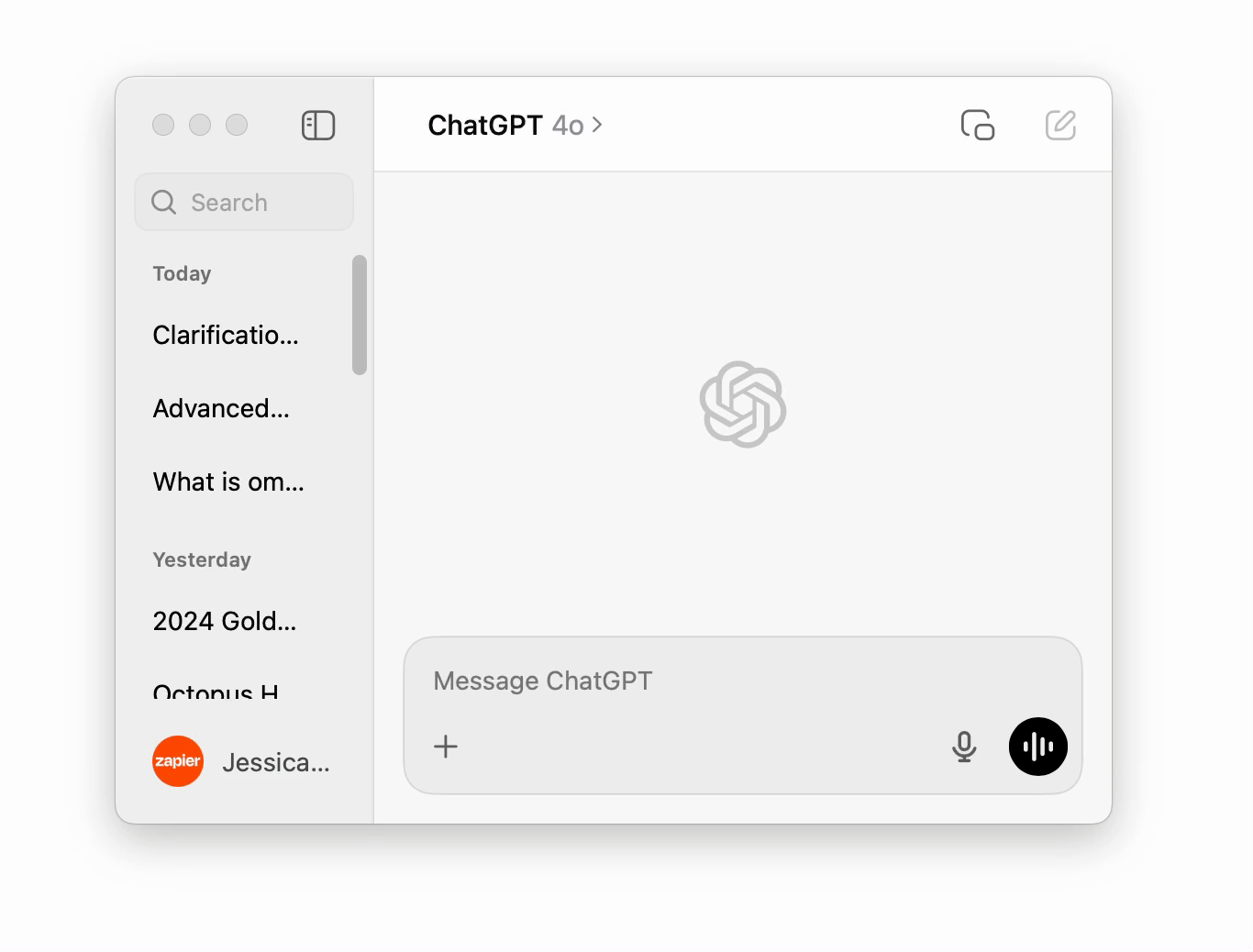 Demo of a conversation with ChatGPT using voice mode. 