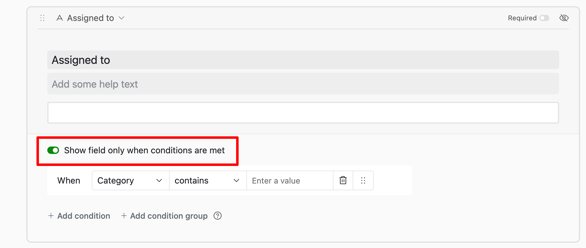 How to set conditional form field visibility using the form view in Airtable. 