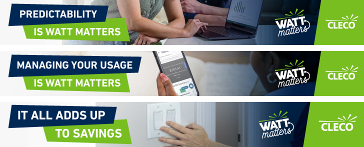 Example of three Google banner ads with the same visual but different headlines. 