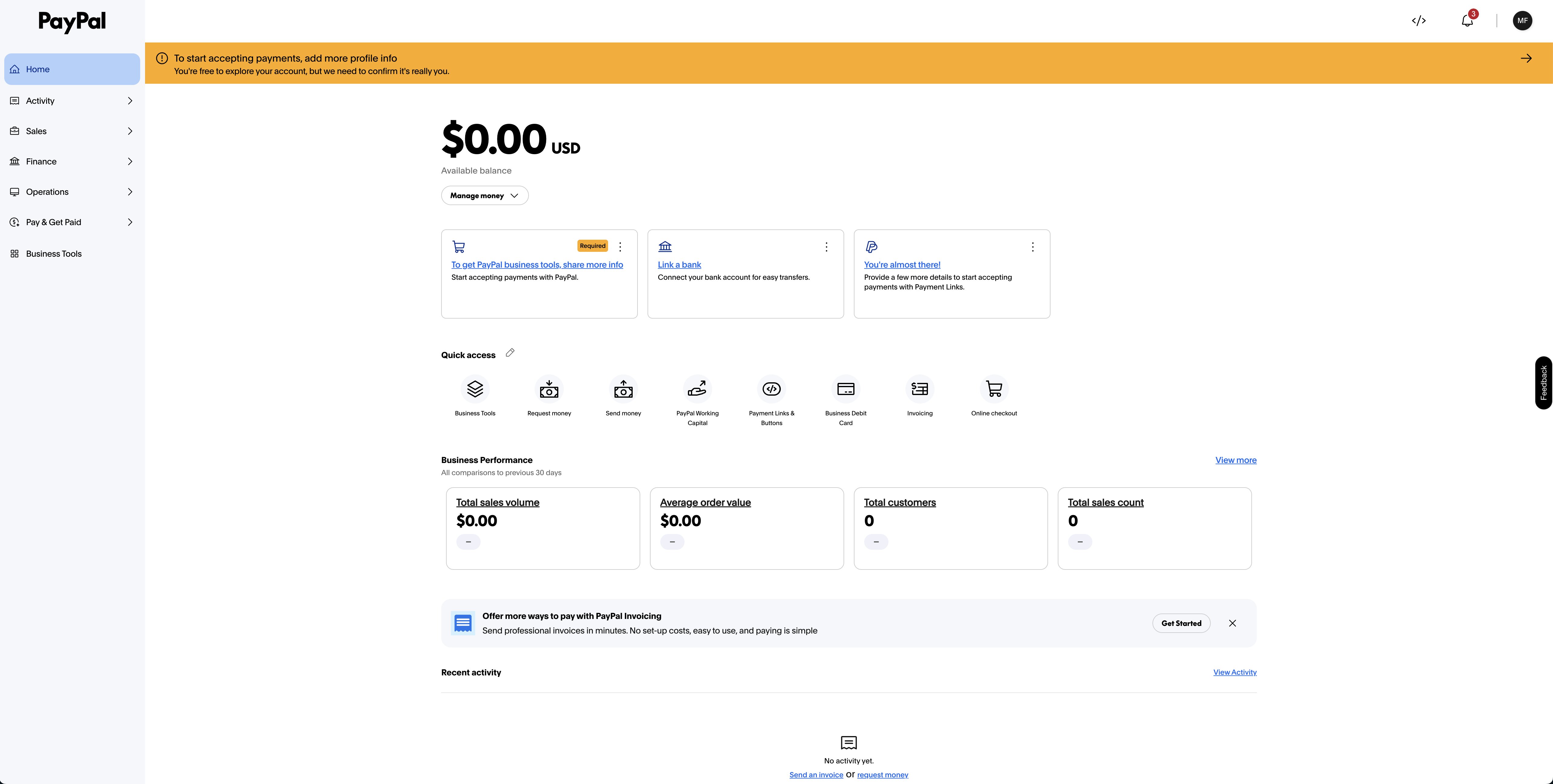 PayPal, our pick for the best Stripe alternative for an easy payment setup.
