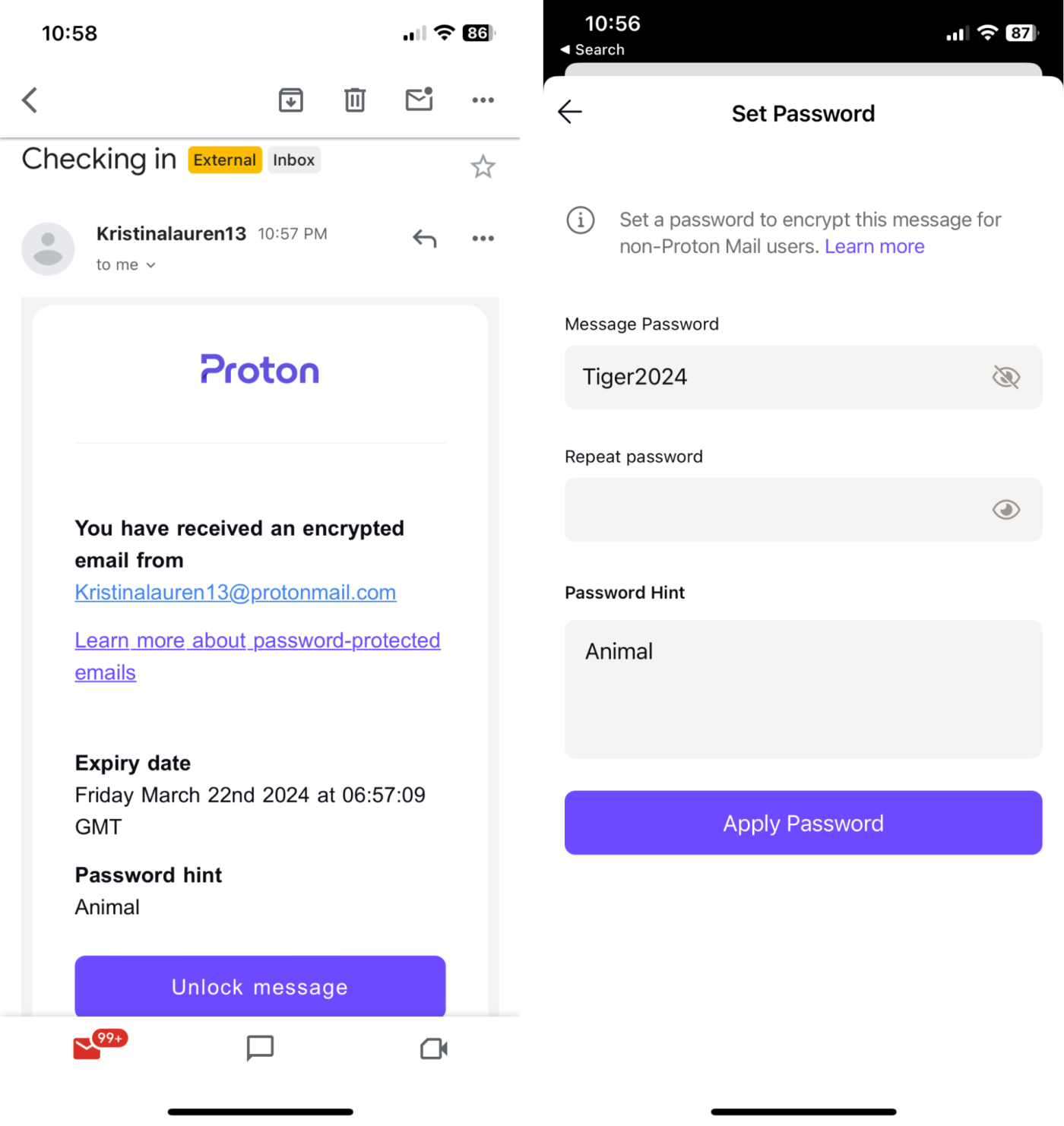 Proton Mail, our pick for the best Gmail alternative for a more private and secure email.