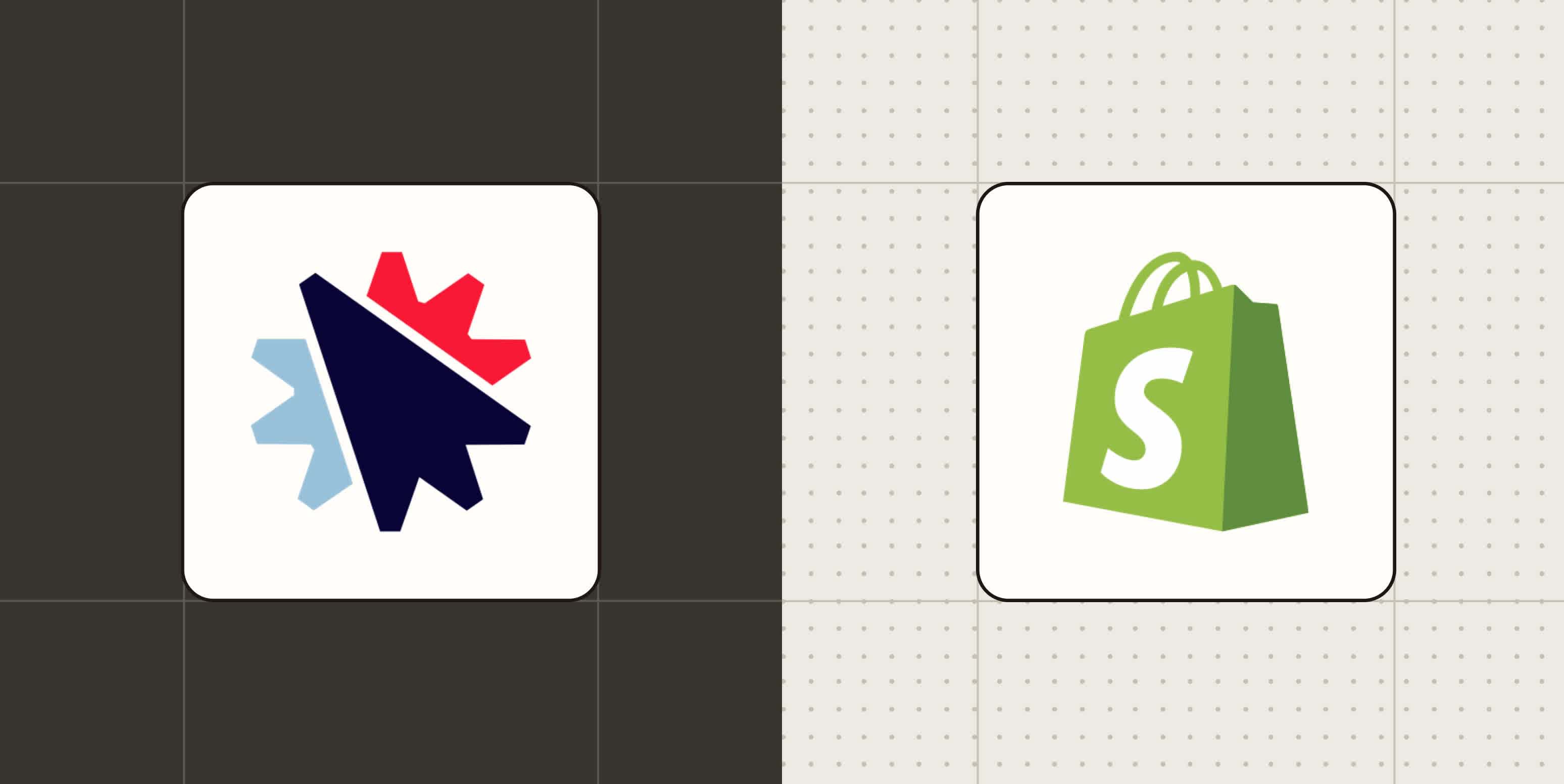 Hero image with the ClickFunnels and Shopify logos